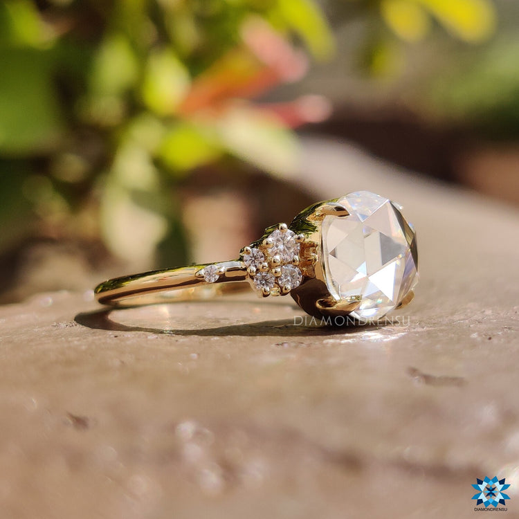 Simple round engagement ring designed for daily elegance.