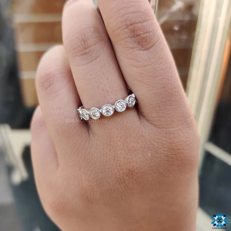 Custom wedding band tailored to your preferences.