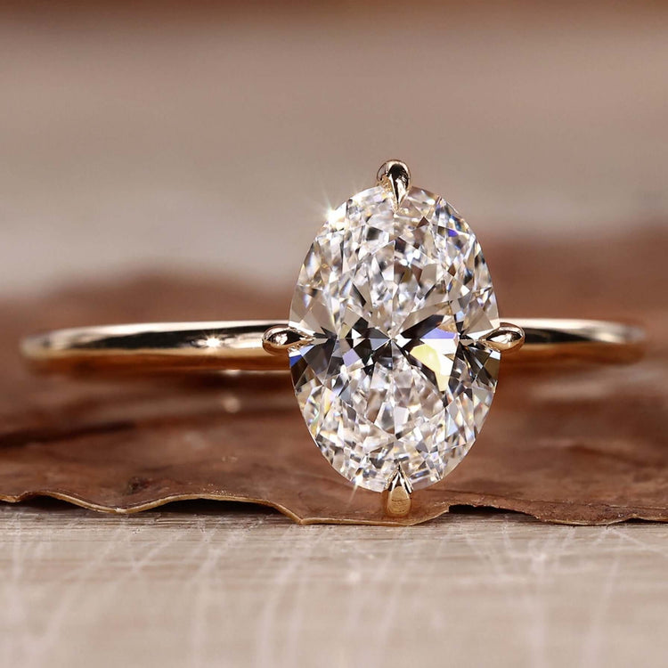 oval engagement ring