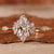marquise cut lab grown diamond ring