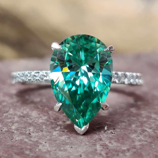 moissanite engagement ring - diamondrensu