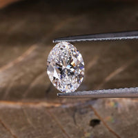 1 carat oval diamond shown as an IGI certified loose grown diamond from Diamondresnu Oval Cut Diamond collection.