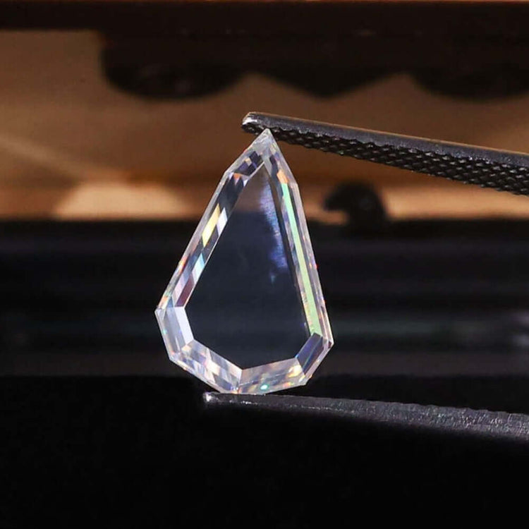 2 Carat Pear Portrait Cut Loose Moissanite from Diamondresnu.