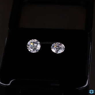 Moissanite loose stones sold as Antique Round Rensu Cut with 0.50 to 4.0 TCW.