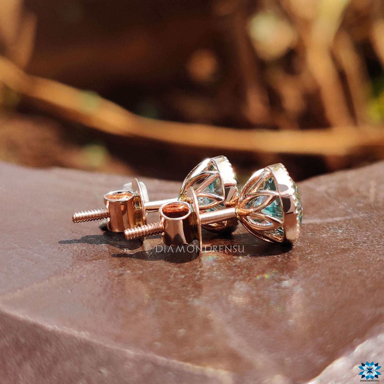 moissanite wedding earrings