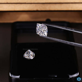 3.20 carat Flame Cut Moissanite stones from Diamondresnu.