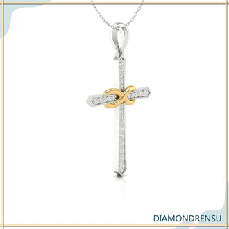 criss cross pendant - diamondrensu