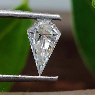 Spear Cut Moissanite in 0.93 carat Moissanite perfect for handcrafted solitaire rings by Diamondrensu Moissanite.