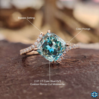 best moissanite engagement rings - diamondrensu