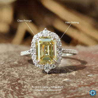 canary yellow moissanite jewelry