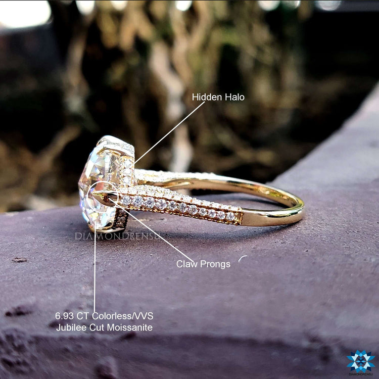 jubilee moissanite ring