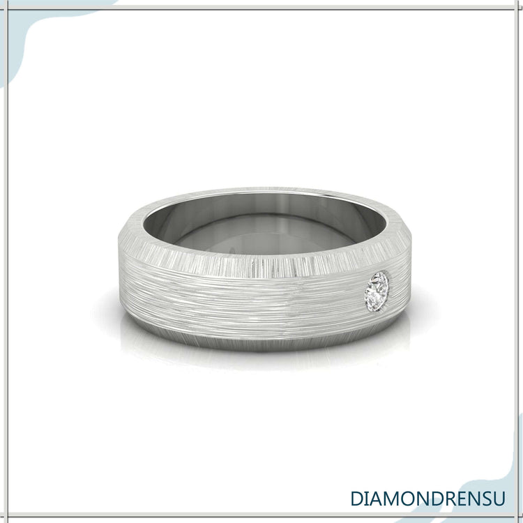 Handmade jewelry band with a minimalist design.