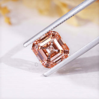Buy loose Asscher cut diamond lab grown stone.