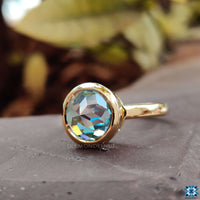 Elegant engagement ring moissanite design to cherish forever.