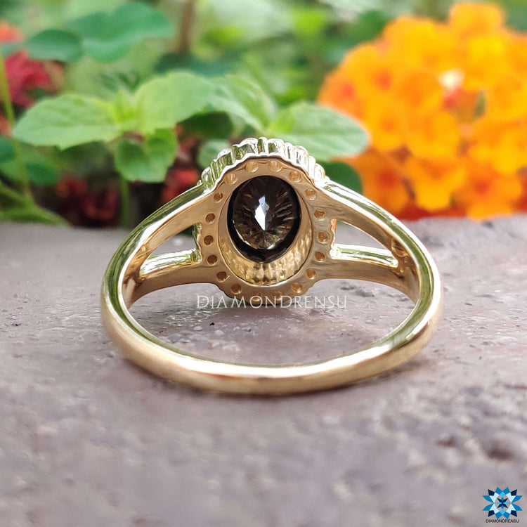 black moissanite ring - diamondrensu