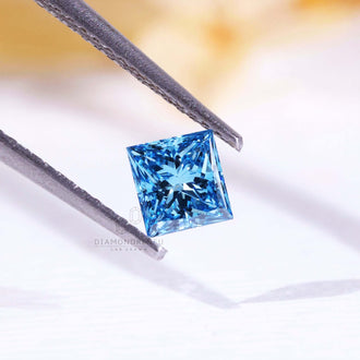 Fancy Vivid Blue Diamond sold as loose diamond for fine settings and collections.