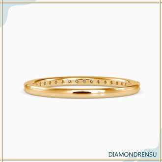 Wedding ring wraps featuring round diamonds, handmade jewelry design