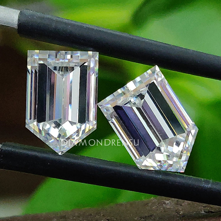 Bullet Cut moissanite listed for custom jewelry.
