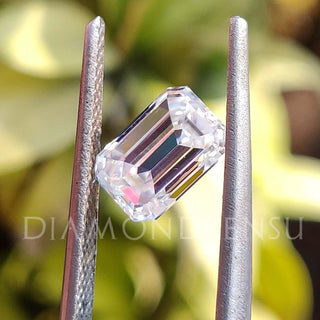Emerald Step Cut Moissanite available as Moissanite loose stones for custom jewelry settings.