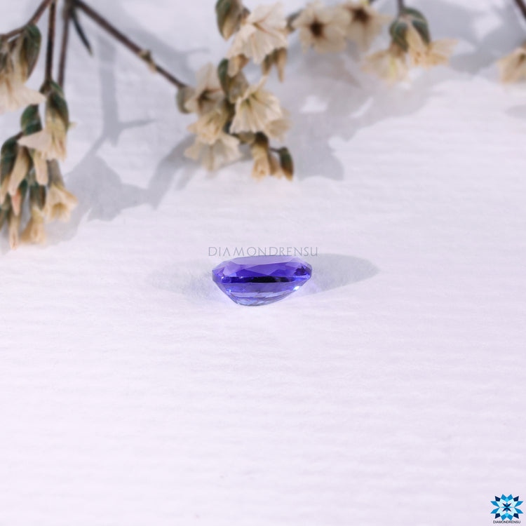 Diamondresnu Gemstone collection features this beautiful 1.54 carat Tanzanite Stone, a birthstone for December.