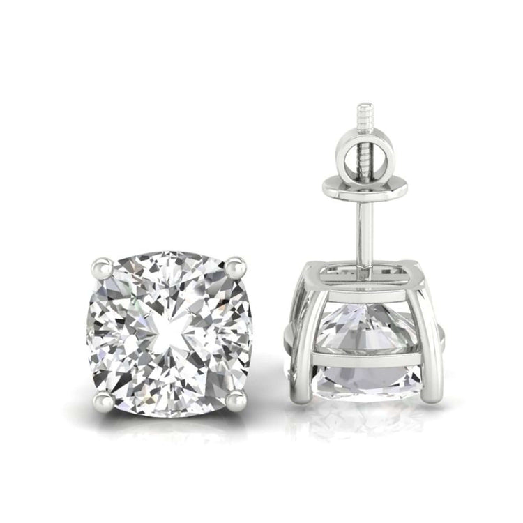 Cushion earrings crafted with handmade jewelry details, showcasing fine craftsmanship.