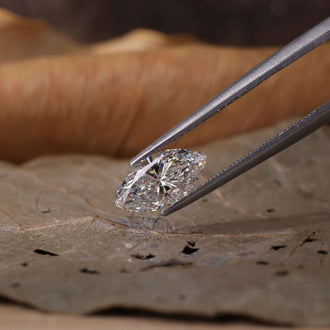 IGI certified 1 carat marquise cut diamond.