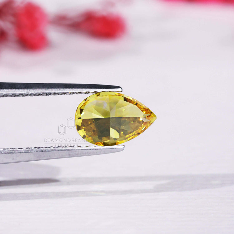 1.5 carat pear diamond IGI certified.
