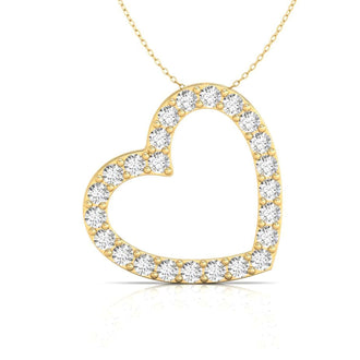The round pendant with diamonds shines with brilliant sparkle.