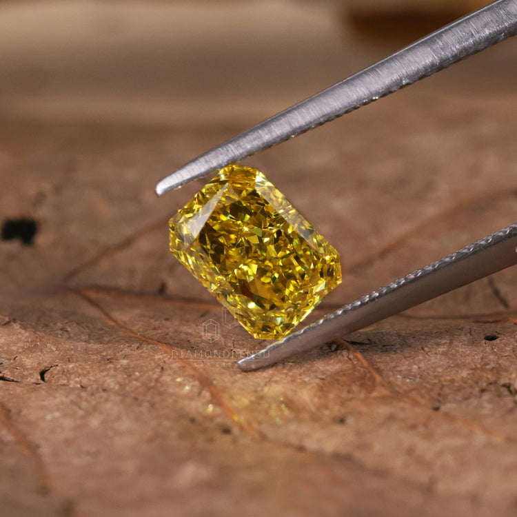 IGI certified 1.2 carat radiant cut diamond.