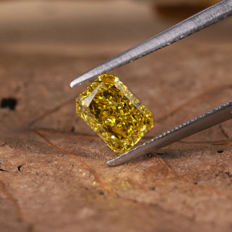 IGI certified 1.2 carat radiant cut diamond.