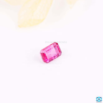 Emerald cut pink tourmaline for tourmaline loose gemstones.