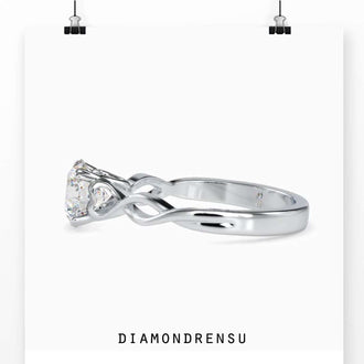 Lab grown diamond ring, an eco-friendly choice for timeless beauty.