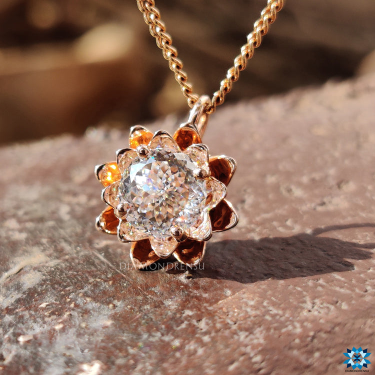 moissanite pendant