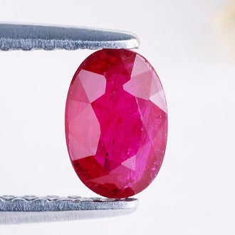 Ruby Gemstone listed as oval cut ruby gemstone and 0.53 carat gemstone.