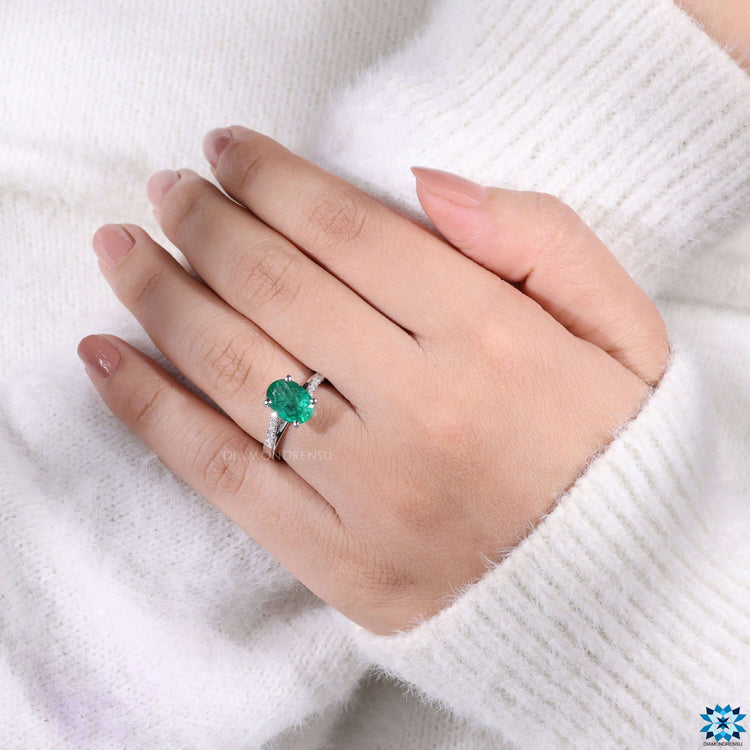 gemstone engagement ring - diamondrensu