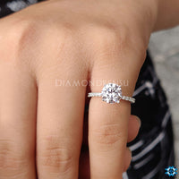 pave set ring