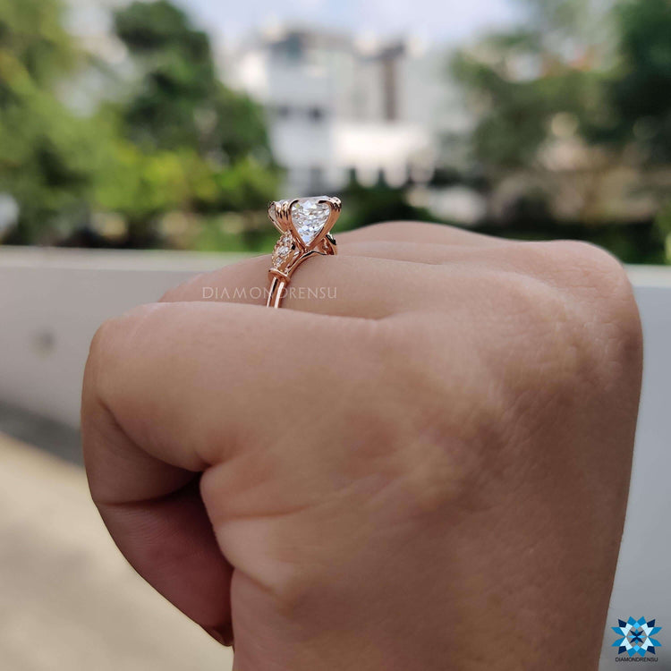 handmade moissanite jewelry