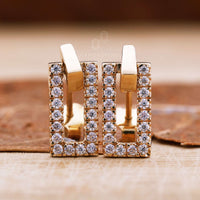 lab created diamond earrings