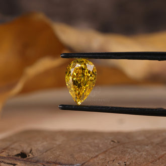 Loose pear diamond lab grown diamond certified.