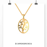 The tree of life pendant adds meaning and beauty to your look.