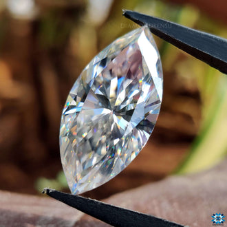 Marquise cut moissanite loose moissanite stone.