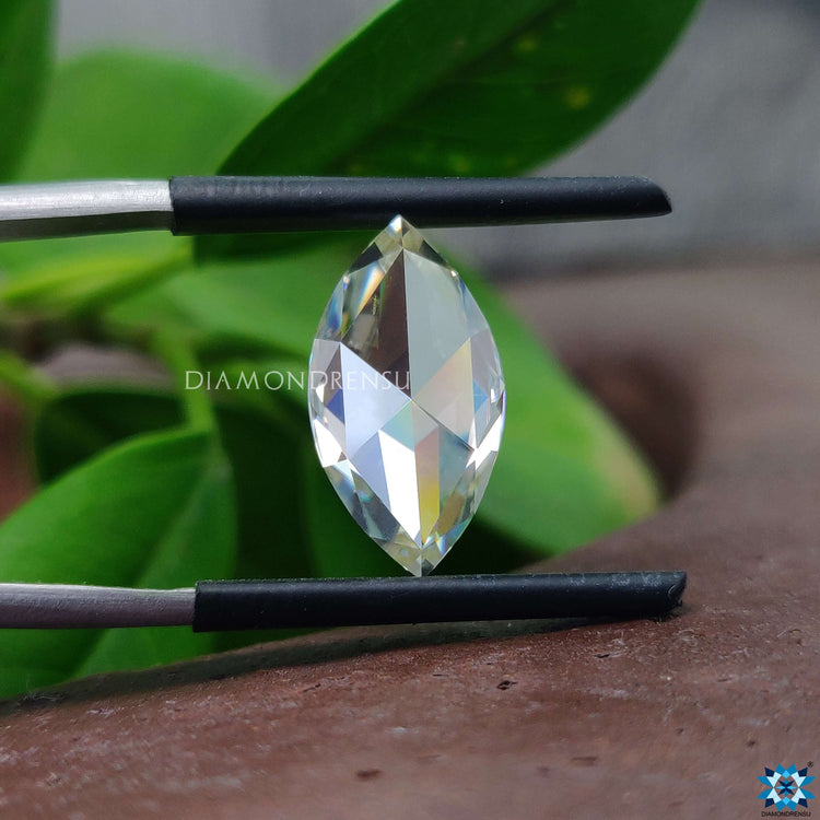 Marquise cut stone selected for handmade settings.