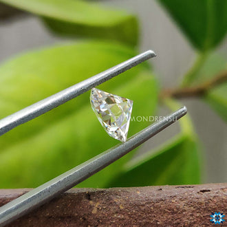 Loose Moissanite stone shaped in Moissanite round brilliant cut ideal for modern bridal sets.