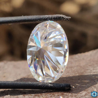 Diamondresnu Oval Cut Moissanite featured as a loose moissanite stone in 7.94 carat size.