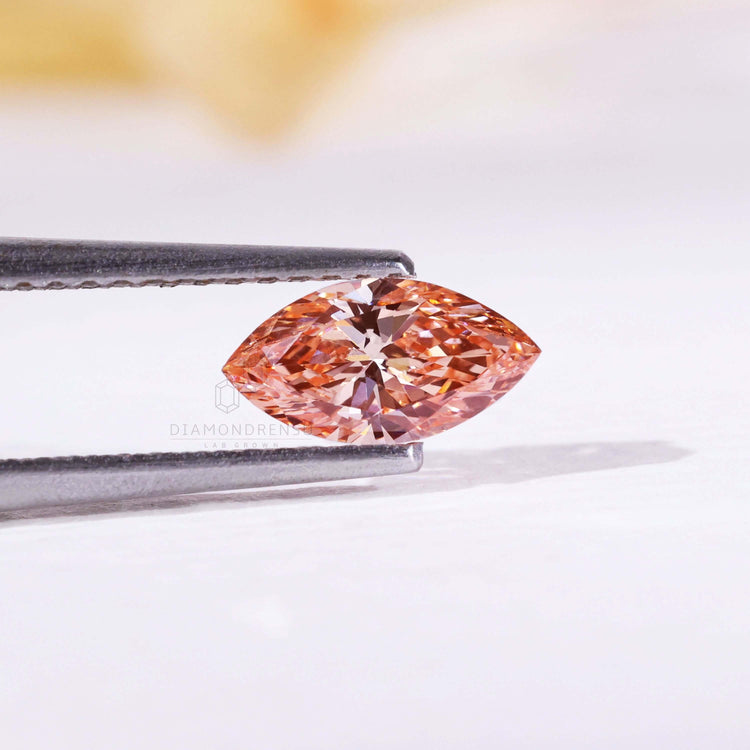 marquise cut lab grown diamond