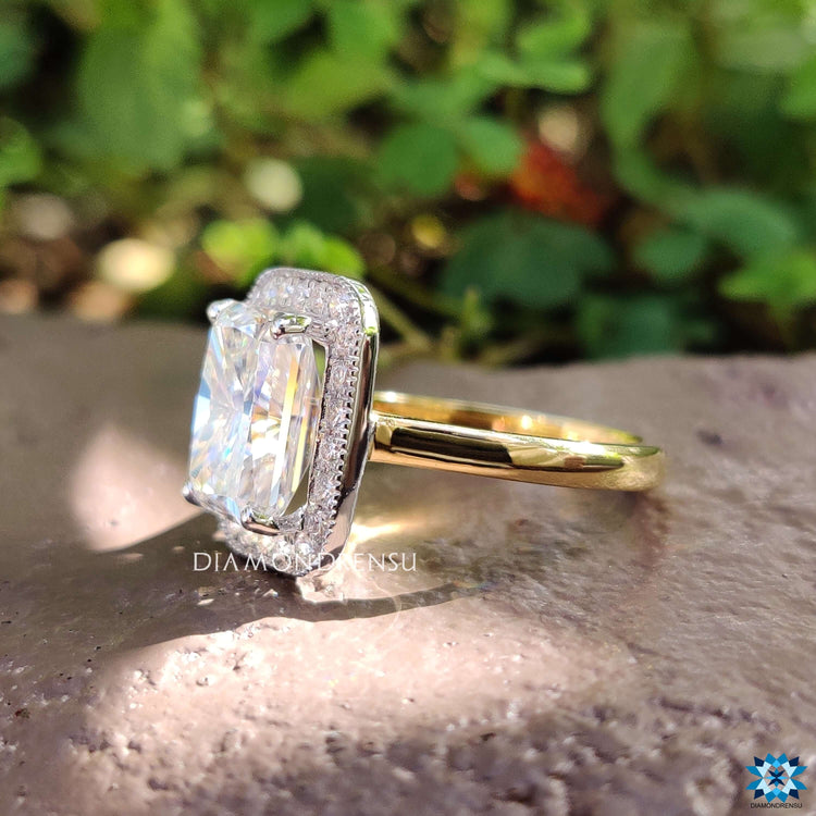 moissanite halo engagement rings - diamondrensu