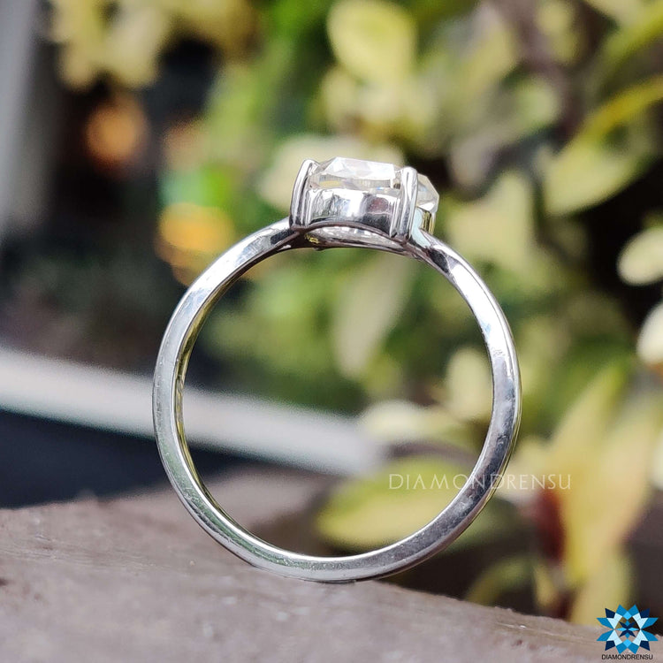 Rose cut solitaire ring perfect for a minimalist yet bold look.