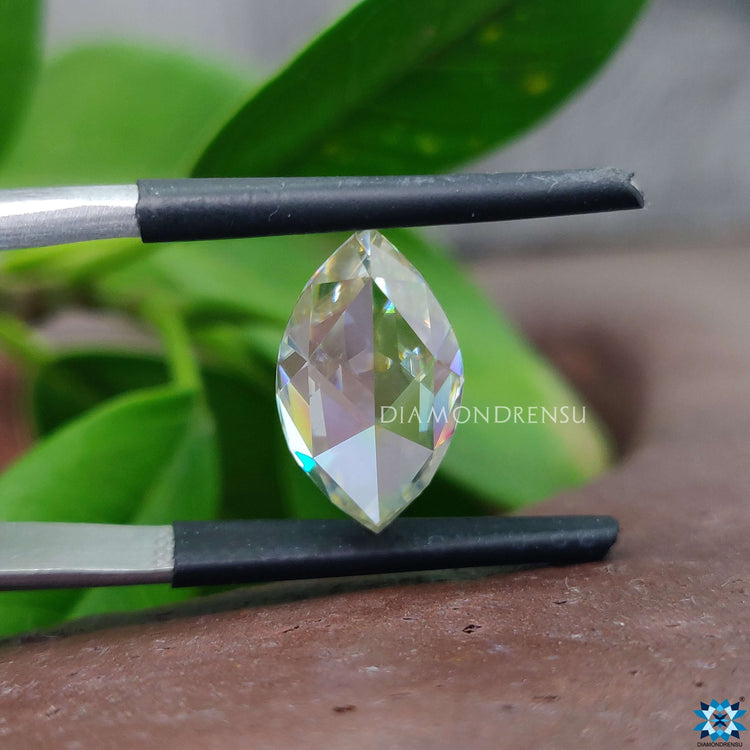 Rose cut moissanite added to the collection.