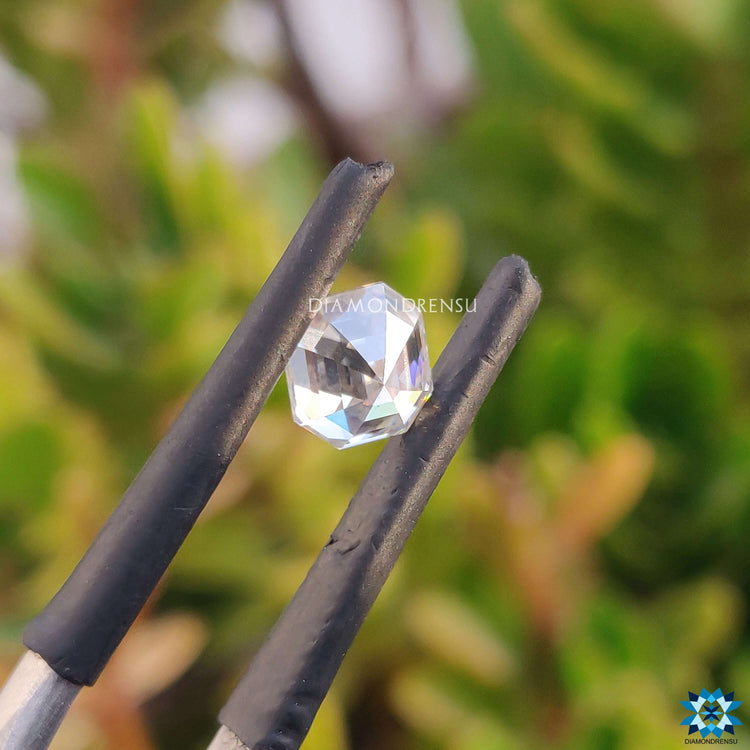 Loose stone offered in off white moissanite and buy moissanite stone section.