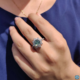 moissanite engagement rings